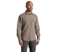 Craghoppers Men's Kiwi II LS Shirts, Pebble, XL