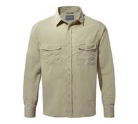 Craghoppers Mens Kiwi Langarmhemd (Haferflockengrau) 2XL