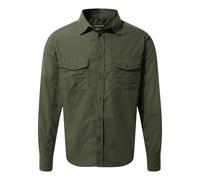 Craghoppers Mens Kiwi Langarmhemd (Zederngrün) 2XL