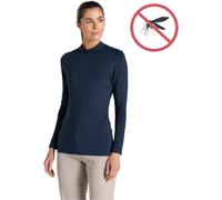 Craghoppers Nosilife Mock Neck Langarm-t-shirt 42 Blue Navy