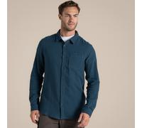 Craghoppers Moro Hemd Langarm Herren mit Insektenabwehr Blue Stone XXL