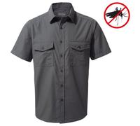 Craghoppers NosiDefence Kiwi Shirt Kurzarm Hemd Herren Insektenabwehr Dark Grey XXL