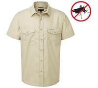 Craghoppers NosiDefence Kiwi Shirt Kurzarm Hemd Herren Insektenabwehr Oatmeal XXL