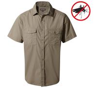 Craghoppers NosiDefence Kiwi Shirt Kurzarm Hemd Herren Insektenabwehr Pebble 4XL