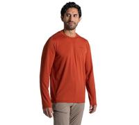 Craghoppers Herren Langarmshirt Abel Nosilife Rot Größe XL