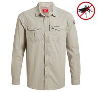 Craghoppers Nosilife Adventure Hemd Herren Insektenabwehr Parchment XL