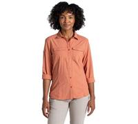 Craghoppers Nosilife Adventure Iii Langarmhemd 38 Red Sandstone