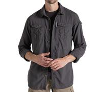 Craghoppers NosiLife Adventure III Long Sleeved Shirt, XXXXL, Black Pepper 7J8