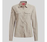 CRAGHOPPERS NosiLife Adventure Langarm Bluse III Damen | SOFT MUSHROOM | 44