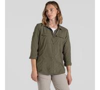 Craghoppers Nosilife Adventure Iii Langarmhemd 34 Wild Olive