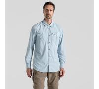 Craghoppers Langarmhemd NosiLife Adventure III Herren Niagara Blue XL
