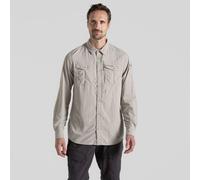 CRAGHOPPERS NosiLife Adventure Langarm Hemd III Herren | PARCHMENT | 3XL