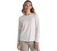 Craghoppers NosiLife Akona Long Sleeved Top Dusky Carnation Stripe 38