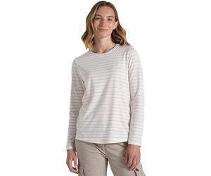 Craghoppers NosiLife Akona Long Sleeved Top Dusky Carnation Stripe 44