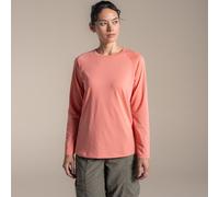 Craghoppers Nosilife Nour Langarmshirt Damen Insektenabwehr SpecdApricot 44