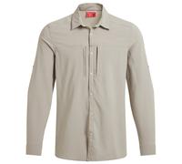 Craghoppers - Nosilife Pro Langarm Hemd V - Hemd, Gr. XXL, grau (Parchment)
