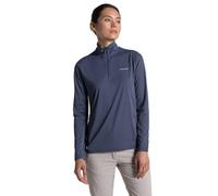 Craghoppers - Women's Nosilife Solarshield+ Half Zip Top - Longsleeve, Gr. M 40, blau (Anthracite)