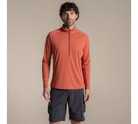 Craghoppers Nosilife Solarshield+ Half Zip Top dark sahara (1EC) L