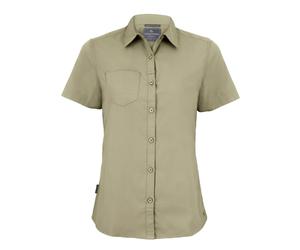 Craghoppers Womens/Ladies Expert Kiwi Kurzarm-Shirt (Pebble Brown) EU 42 / UK 14