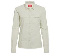 Craghoppers - Women's Nosilife Adventure Langarm Bluse III - Bluse, Gr. S 36, beige (PearDrop)