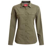 Craghoppers Langarmhemd NosiLife Adventure III Damen Größe 36 Wild Olive