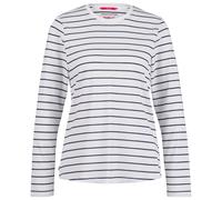 Craghoppers - Women's Nosilife Akona Longsleeve - Longsleeve, Gr. XS 34, weiß/grau (SailWhite/BlueNavyStripe)