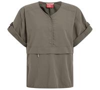 Craghoppers - Women's Nosilife Medina S/S Overhead Shirt - Bluse, Gr. L 42, grau (WildOlive)