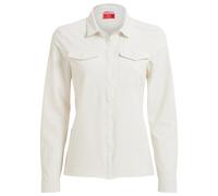 Craghoppers - Women's Nosilife Pro Langarm Bluse V - Bluse, Gr. M 38, weiß (Seasalt)