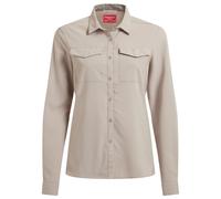 Craghoppers - Women's Nosilife Pro Langarm Bluse V - Bluse, Gr. XS 34, grau (SoftMushroom)