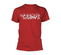 CRAMPS, THE Logo - White (RED) T-Shirt XL