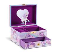 CRAZE, EINHORN Schmuckkästchen Kinder mit Spieluhr , Schmuckschatulle Mädchen mit drehendem Einhorn & Spiegel