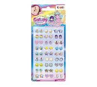 CRAZE STICKER EARRINGS Galupy Mermaid - Klebeohrringe Mädchen, Ohrringe zum aufkleben mit Meerjungfrauenmotiv, Mädchen Kinderschmuck