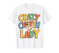Crazy Chicken Lover Hen Mom, Farm Fresh Eggs Geflügelbauer T-Shirt