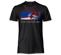 CRAZY FOR ROCK Depeche Mode Herren-T-Shirt aus Baumwolle, schwarzes T-Shirt, weich und atmungsaktiv, mit originellem und strapazierfähigem Druck, Unisex, Erwachsene, Kinder, Schwarz , XL