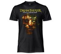 CRAZY FOR ROCK Dream Theater T-Shirt Metropolis, offizielles Unisex-T-Shirt aus Baumwolle, für Erwachsene, Jungen, Schwarz , Large