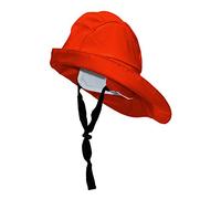 crazy4sailing Unisex Südwester Pro Regenhut wasserdicht breite Krempe, Farbe:rot, Größe:S