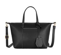 CRAZYCHIC - Damen Kleine Handtasche - PU Leder Trapez Umhängetasche Schultertasche - Tote Shopper Bag - Mini Shopping Bag - Frauen City Tasche Crossbody Messenger Bag - Alltag Mode - Schwarz