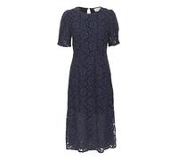 Cream Damen Kleid CREbana Damen Kleid Spitze Kurzarm Rundhals Abendkleider Midi Elegant Cocktailkleider Spitzenkleid Kurzarm 38, Total Eclipse