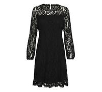Cream Damen Kleid CRKit Damen Kleid Elegant Spitze Knielang Langarm Spitzenkleid Rundhals Cocktailkleid Abendkleid Festliche Kleider für Hochzeit Lange Ärmel