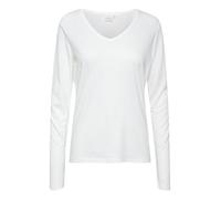 Cream Damen Langarm-Shirt Naia Damen Langarmshirt V-Ausschnitt Basic Shirt Lange Ärmel