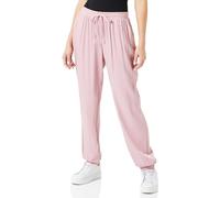 Cream Damen Women's Pants Elastic Waist High-Waisted Elastic Cuffs Regular Fit Hose, Light Rose,