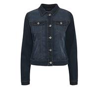 Cream Jeansjacke Lisa Damen Jeansjacke Classic Langarm Denim Jacket mit Knöpfen 38, Denim Blue