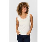 Cream Top in Weiß - Größe L | Damen Tops