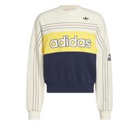 Cream White L adidas Varsity Sweatshirt