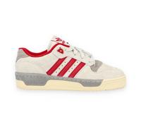Cream White / Team Power Red 2 / Putty Beige 40 2/3 adidas Rivalry Low