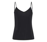 Cream Women's Slip Top Spaghetti Straps V-Neck Jersey Slim Fit Hip Length