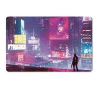 CREATCABIN 4 Stück Kreditkarten/Debitkartenaufkleber Cyberpunk Motiv Personalisierbares Kartendekor Wasserdicht Bankkartenhülle Schutzaufkleber Valentinstagsgeschenke Für Kreditkarteninhaber 5.4x8.6cm