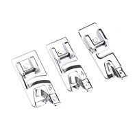 Create Idea 3 Stück Füße für Nähmaschine Brother Janome Singer Bernet 3 4 6 mm Metall