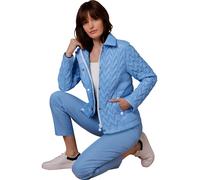 creation L Steppjacke in Hellblau - Größe 50 | Damenjacken