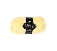 Creativ Company Acrylic yarn Light yellow 50gr 80m